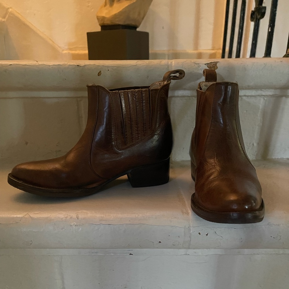 Freebird Brown Ankle Boots